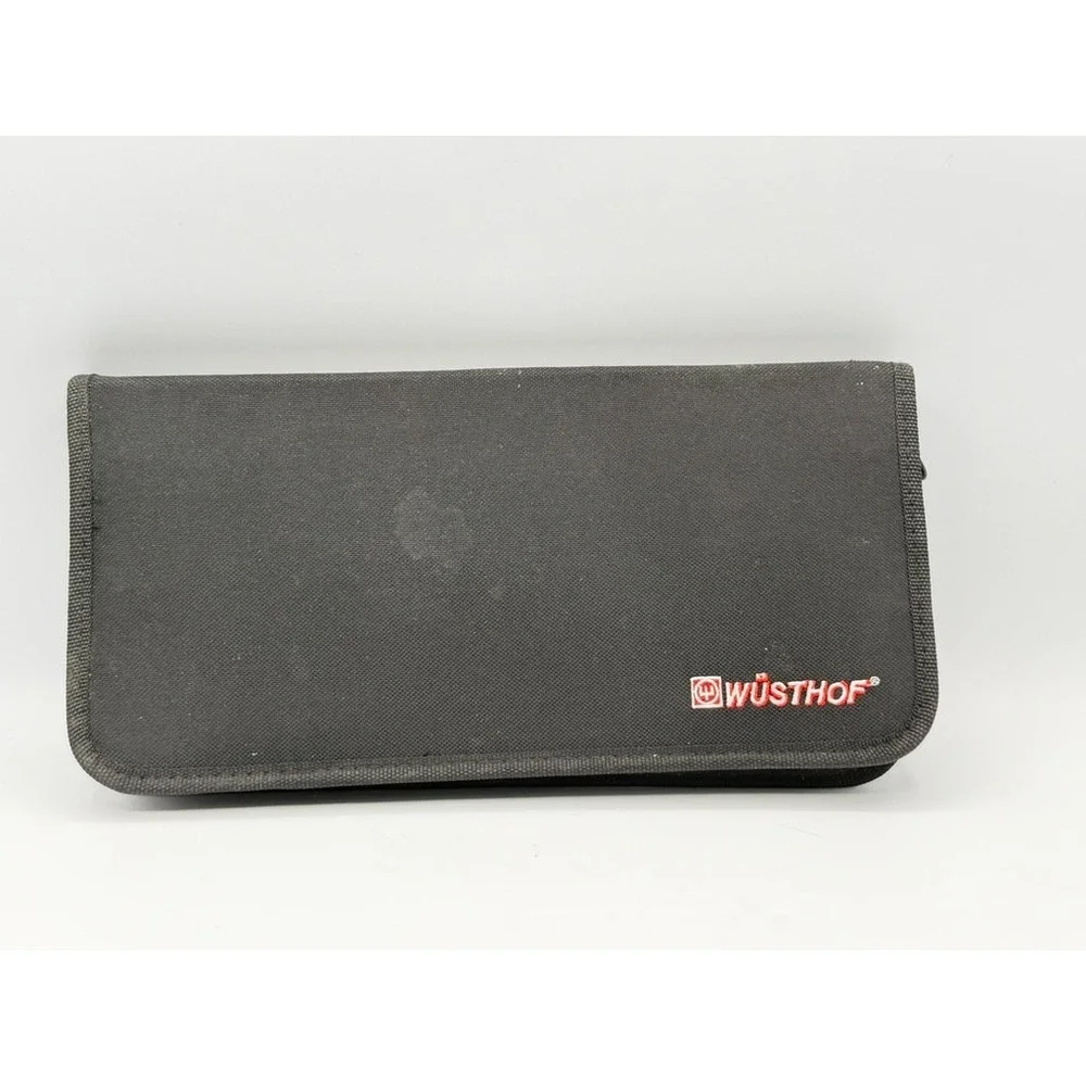 Wusthof Black Knife Storage Traveler Case Cordura Canvas zippered 12.5